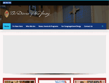 Tablet Screenshot of dioceseofnj.org